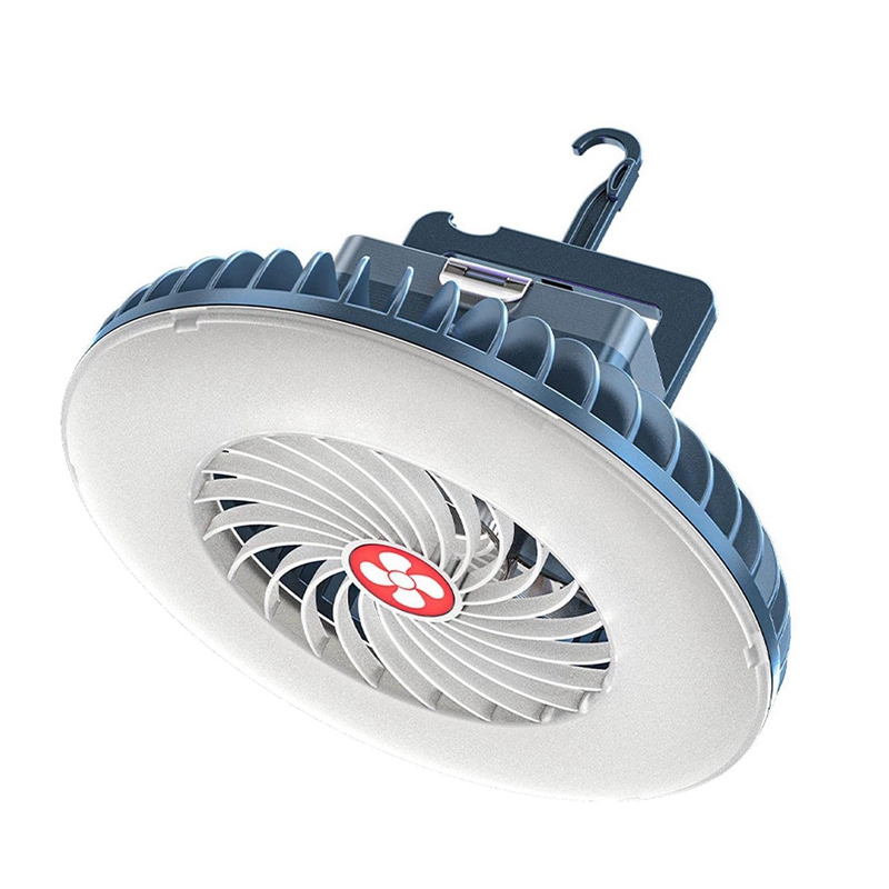 Outdoor Camping Misting Fan - مروحة التخييم المحمولة مع الصمام ،