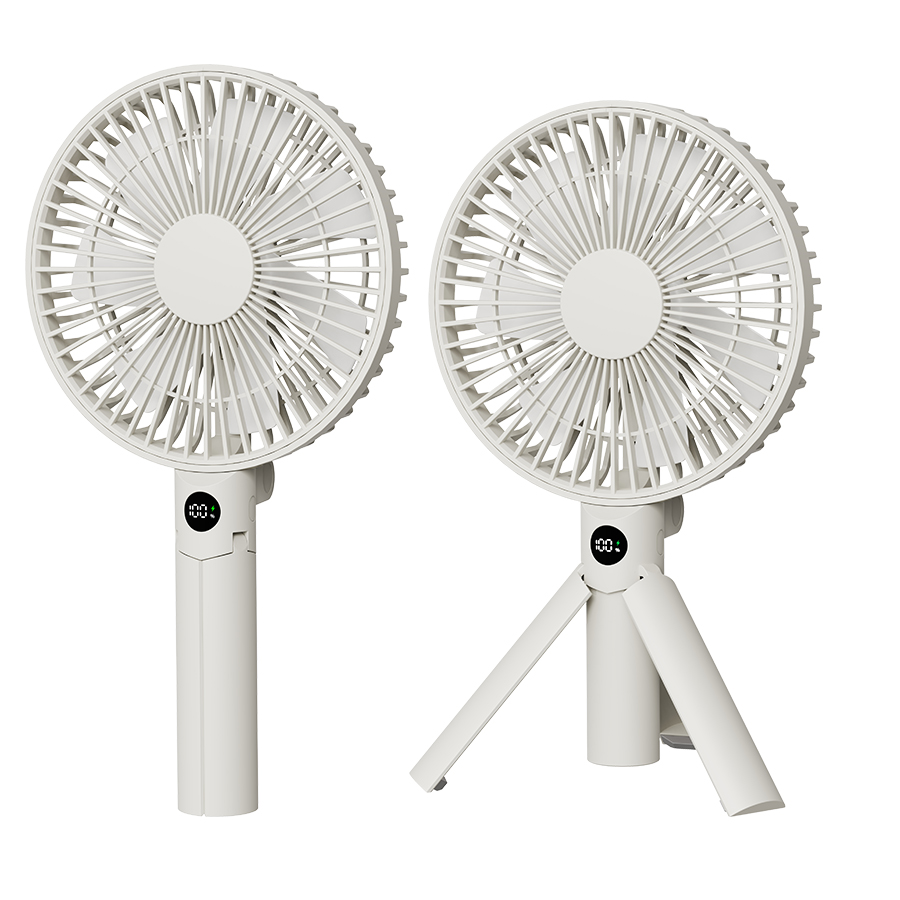 Outdoor Camping Misting Fan - مروحة محمولة جديدة قابلة للطي بسعة