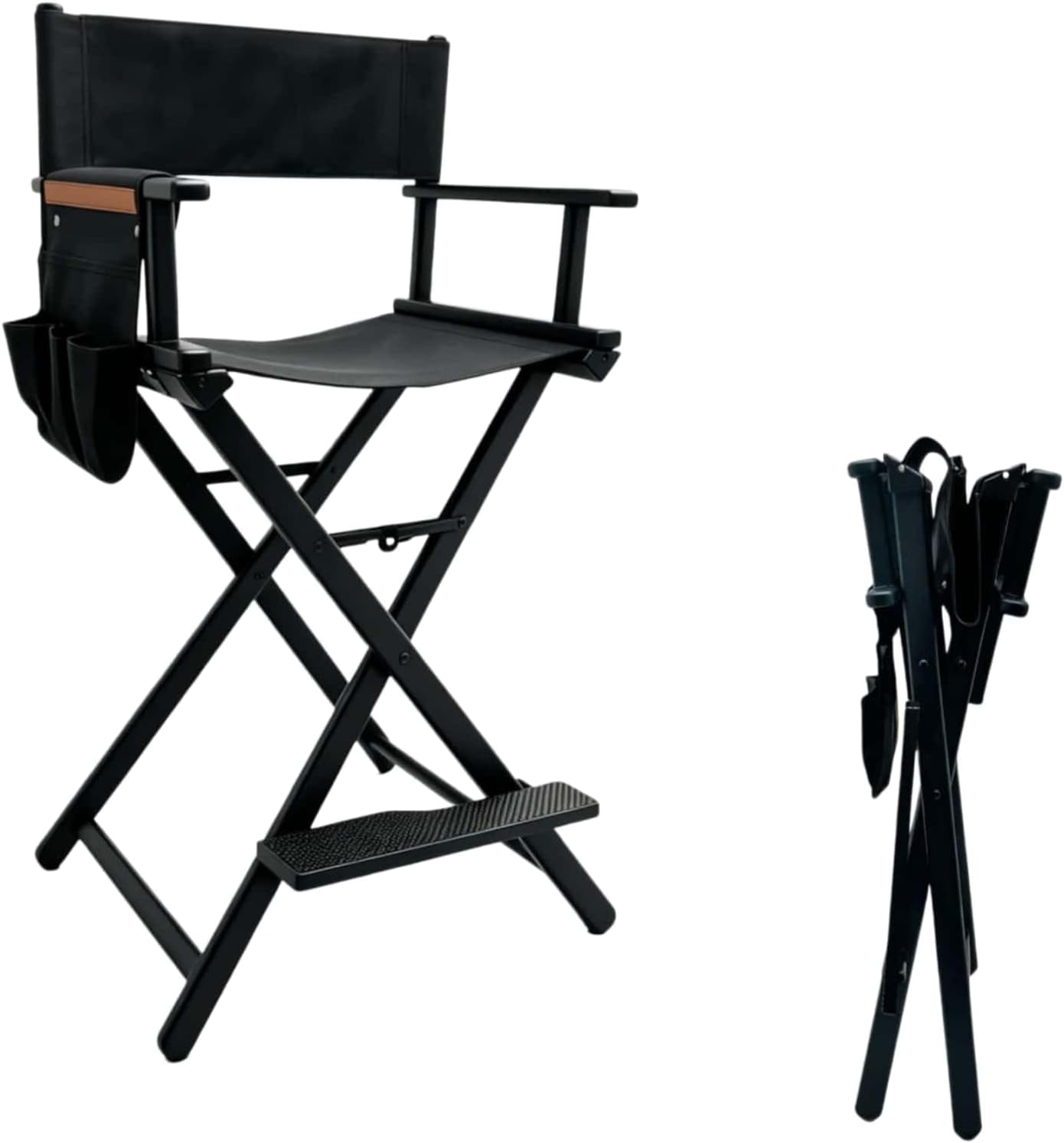 Outdoor Camping High Chair - كرسي مدير طويل محمول من الألومنيوم