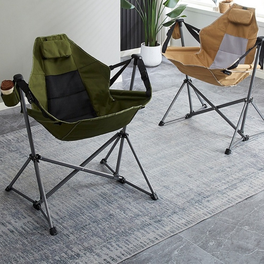 Outdoor Camping Rocker - كرسي هزاز خفيف الوزن ومحمول للتخييم