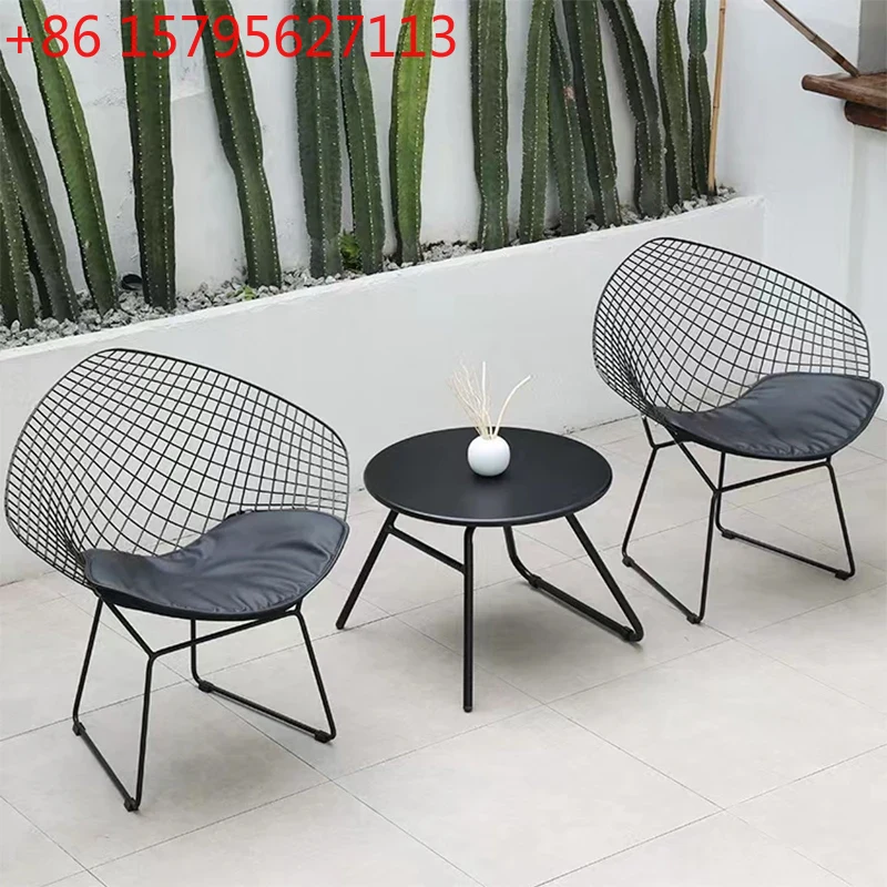 Outdoor Camping Rocking Chair - أثاث حدائق معدني، كرسي بلاستيكي خارجي،