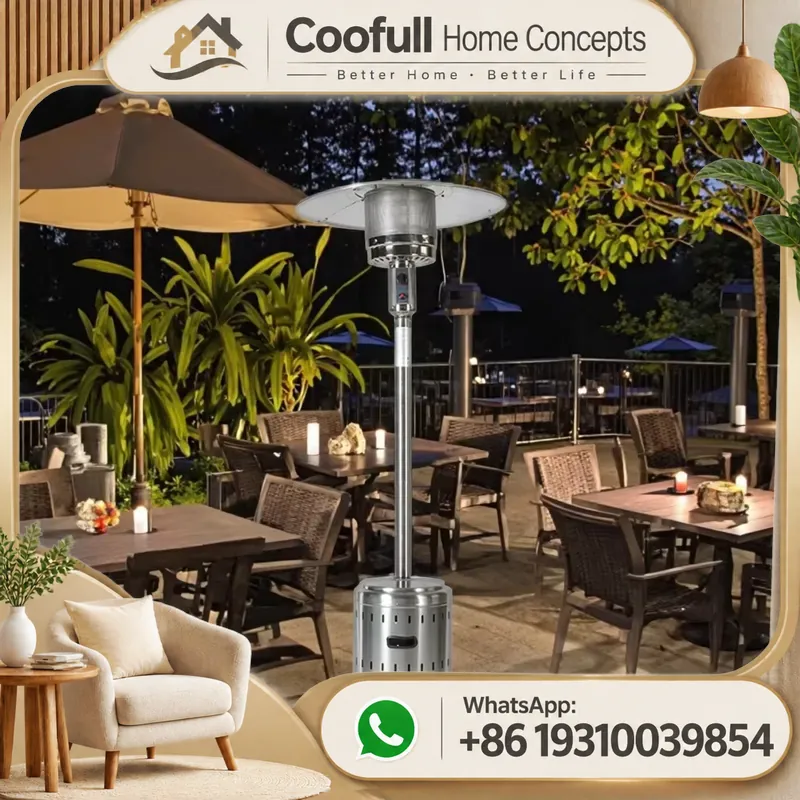 Outdoor Camping Usa - سخان غاز محمول من الفولاذ المقاوم