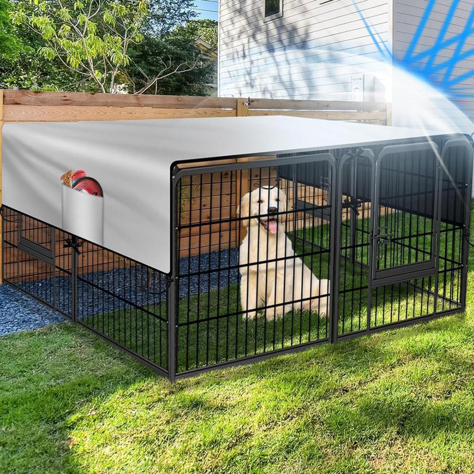Outdoor Camping Dog Kennel - غطاء صندوق الكلب 210D أكسفورد الخصوصية