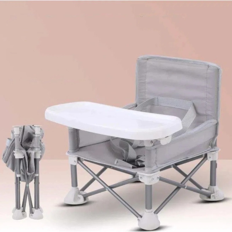 Outdoor Camping High Chair - كرسي أطفال مدمج قابل للطي للاستخدام