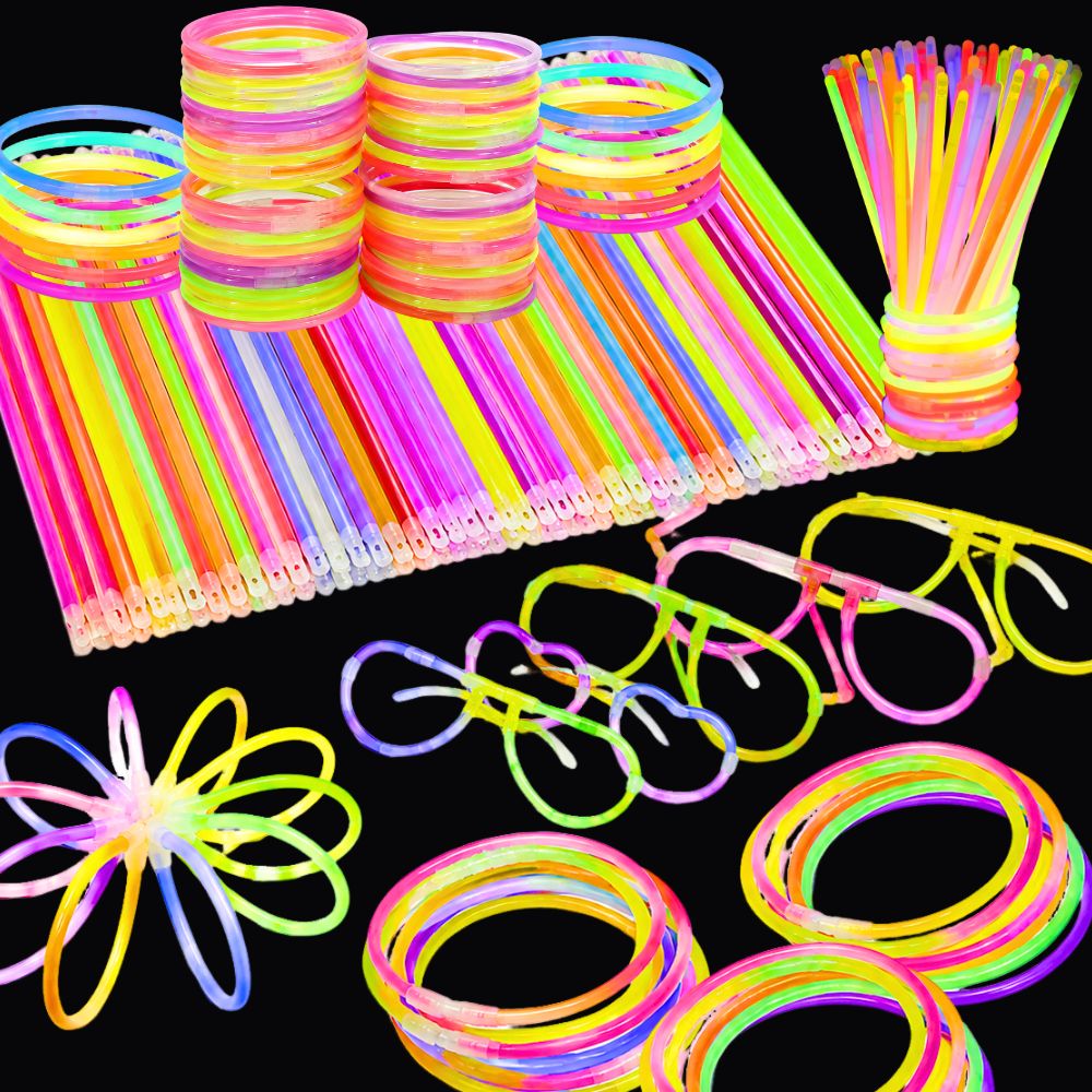 Glow Sticks Survival - 64/121 قطعة من عصي الإضاءة الفلورية