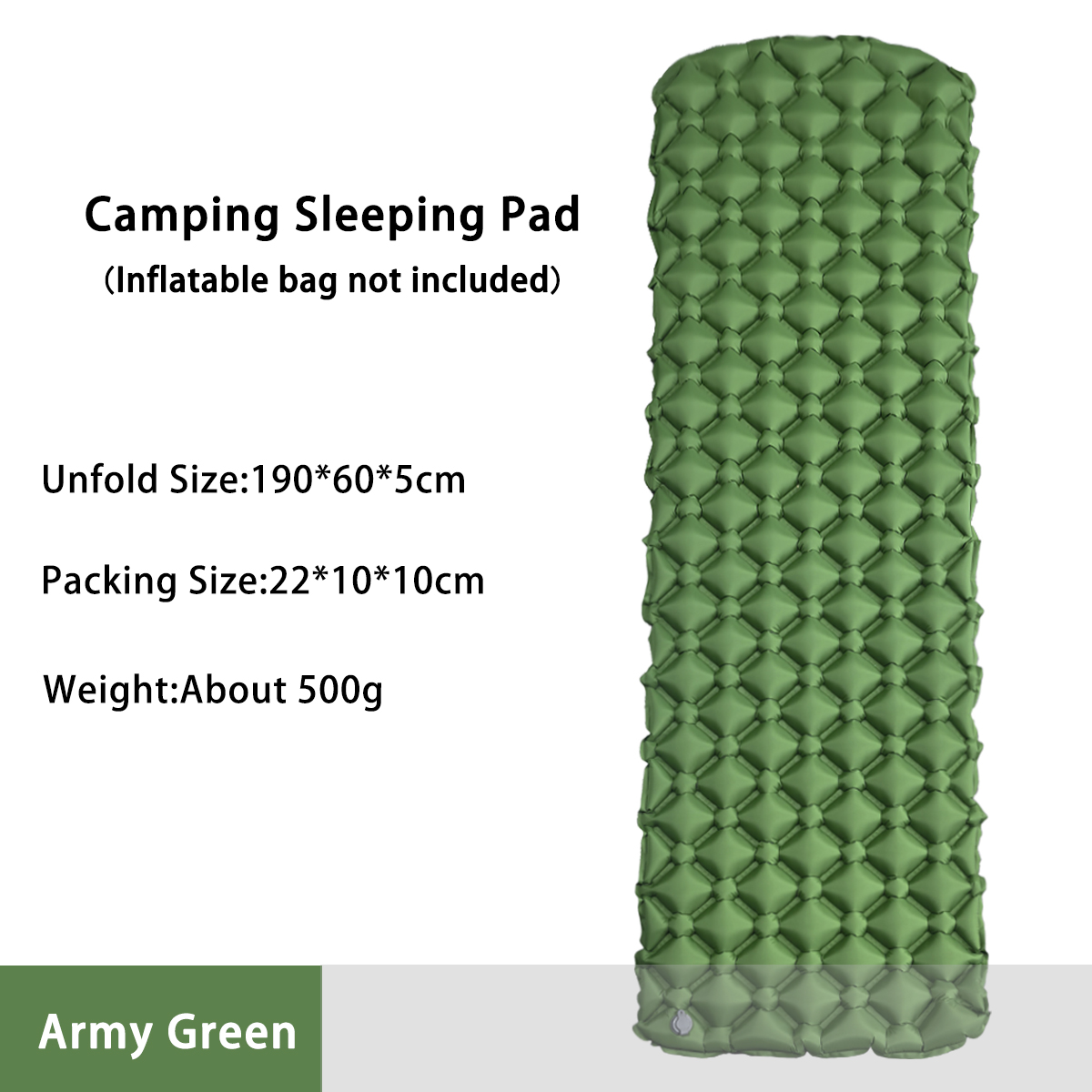 Inflatable Mattress - فراش قابل للنفخ للتخييم، سرير مخيمات