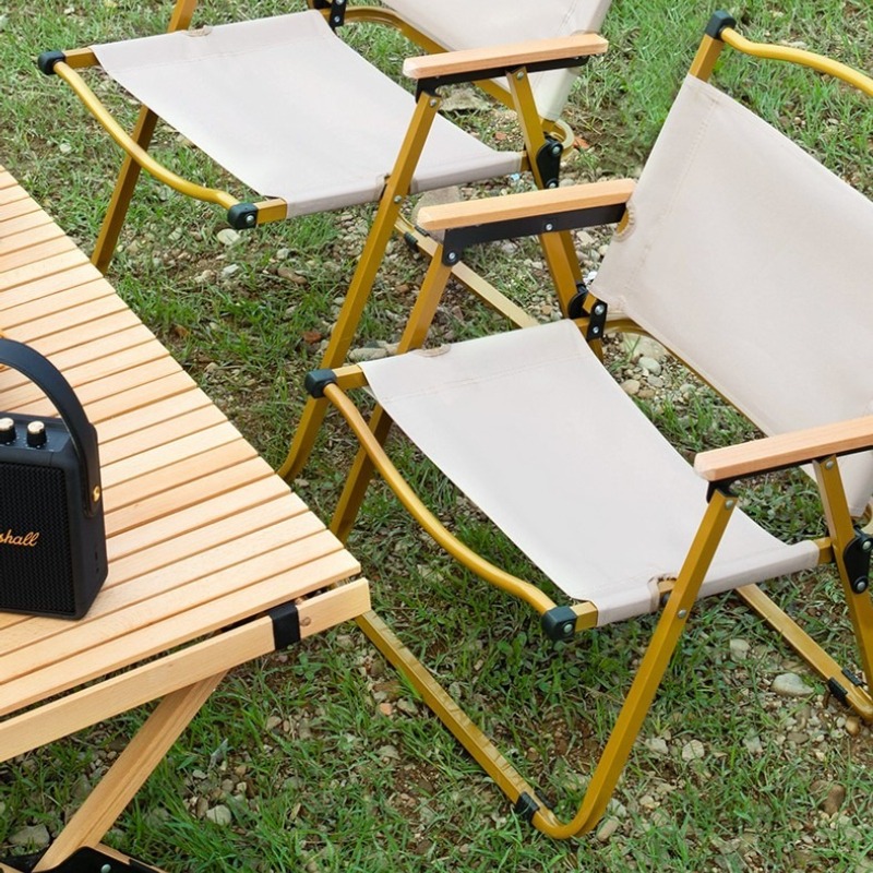كرسي تخييم خفيف الوزن قابل للط - مراجعة Outdoor Camping High Chair وسعره