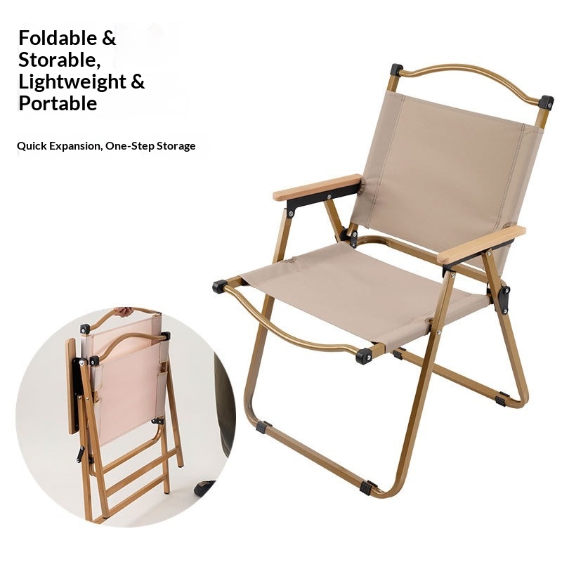 كرسي تخييم خفيف الوزن قابل للط - مراجعة Outdoor Camping High Chair وسعره
