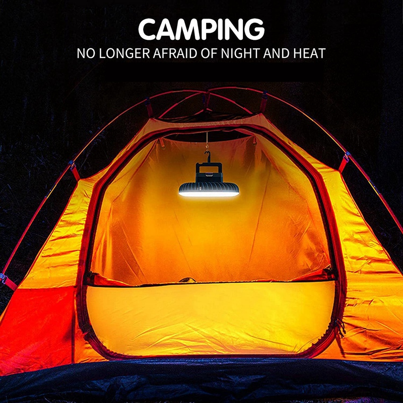 مروحة التخييم المحمولة مع الصم - مراجعة Outdoor Camping Misting Fan وسعره