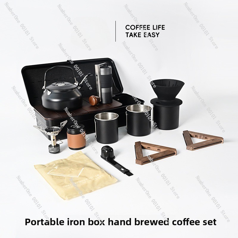 مجموعة تحضير القهوة اليدوية لل - مراجعة Outdoor Camping Storage Box وسعره