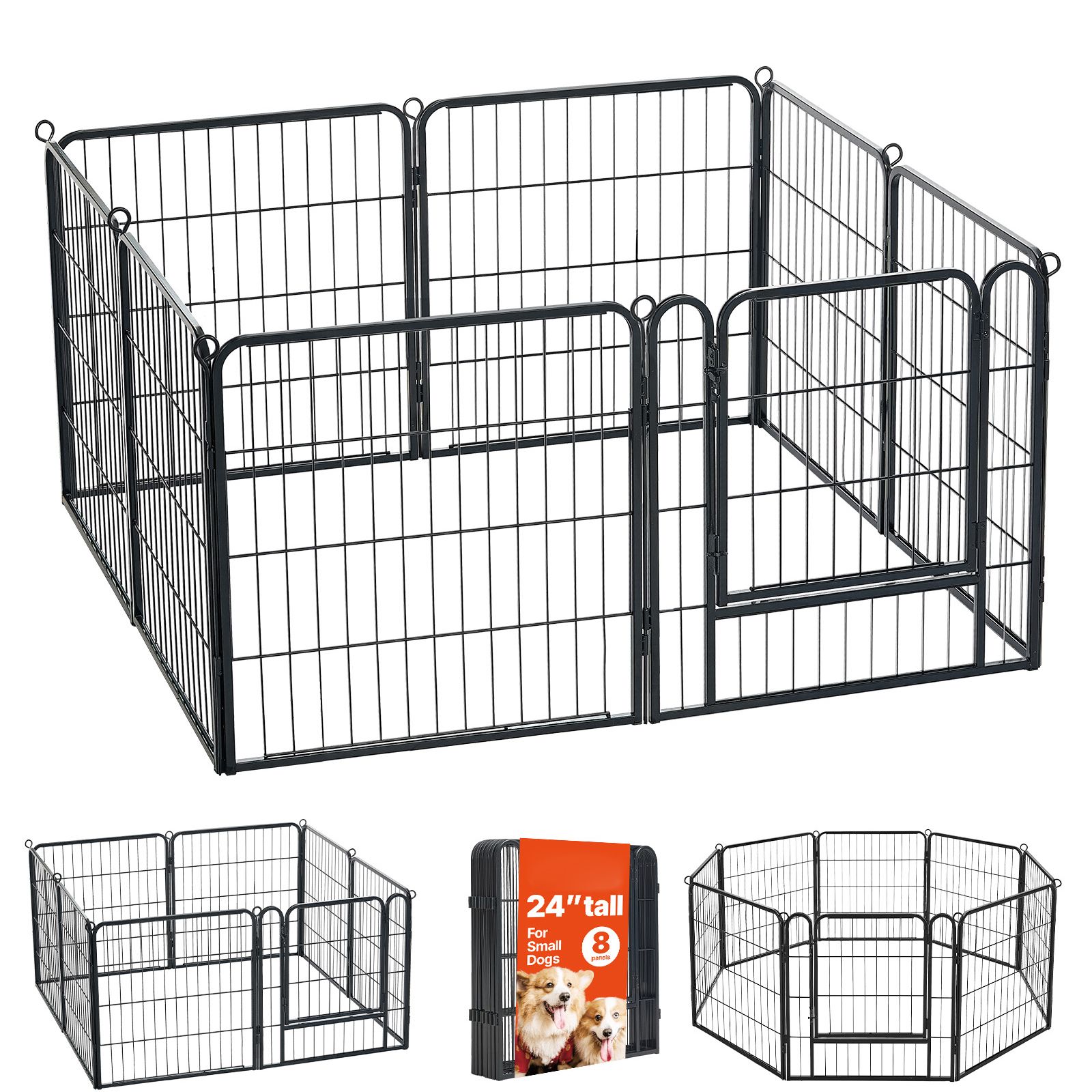 حظيرة لعب للكلاب بطول 24 بوصة، - مراجعة Outdoor Camping Dog Kennel وسعره