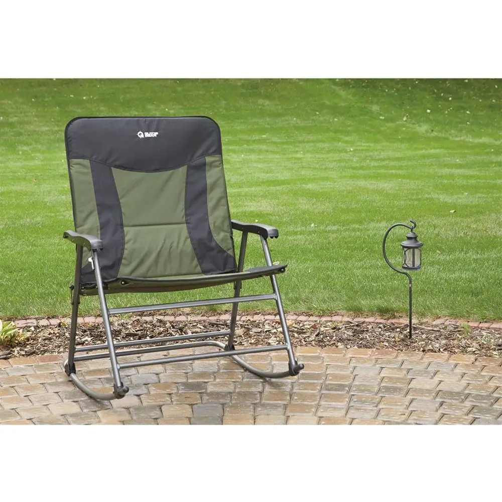 كرسي تخييم هزاز محمول كبير الح - مراجعة Outdoor Camping Rocker وسعره