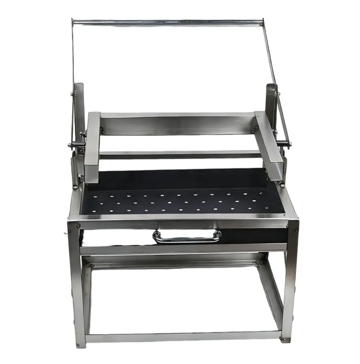 شواية باربكيو متينة ذات دوران  - مراجعة Outdoor Camping Grill وسعره