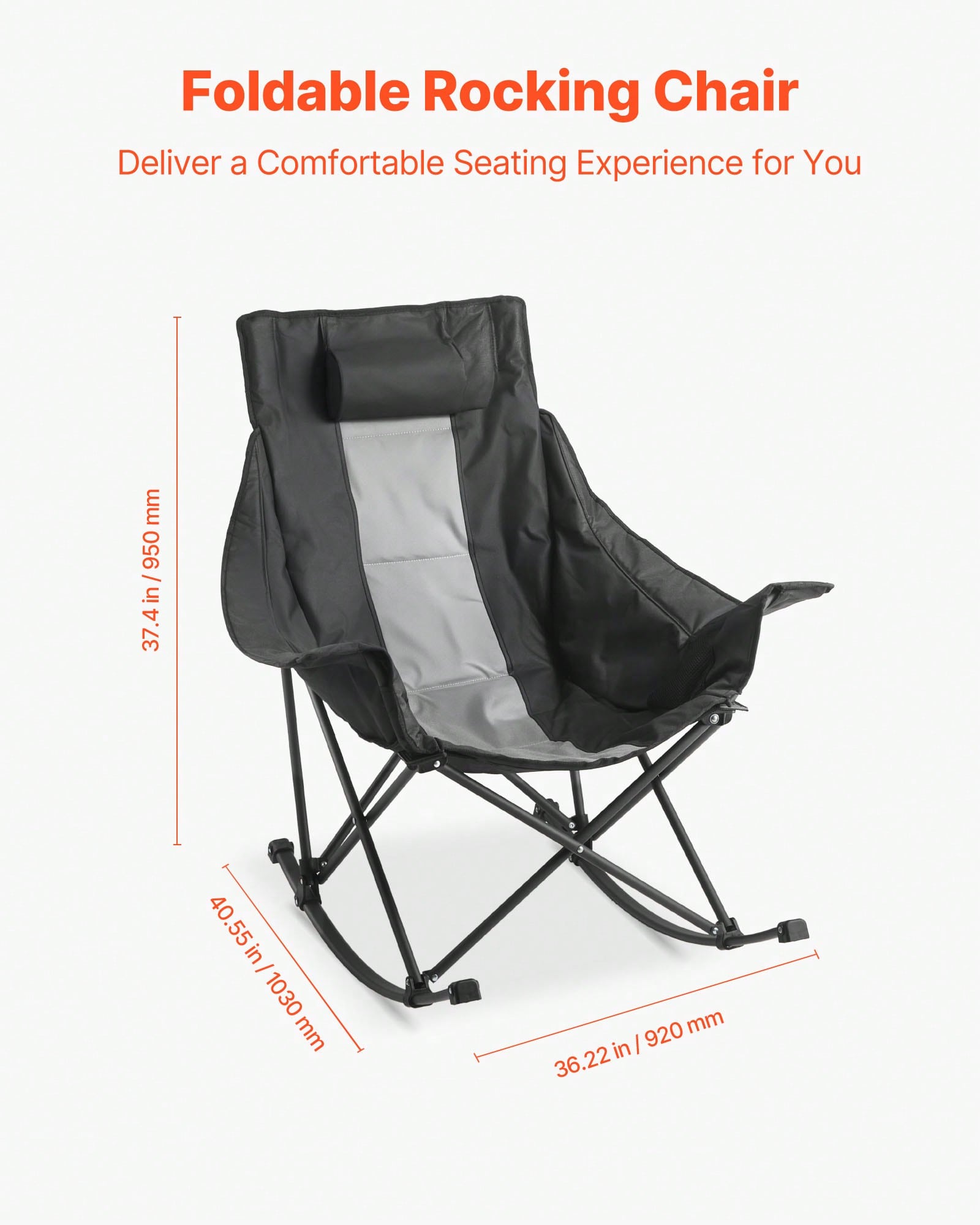 كرسي تخييم مريح، كرسي هزاز قاب - مراجعة Outdoor Camping Rocker وسعره