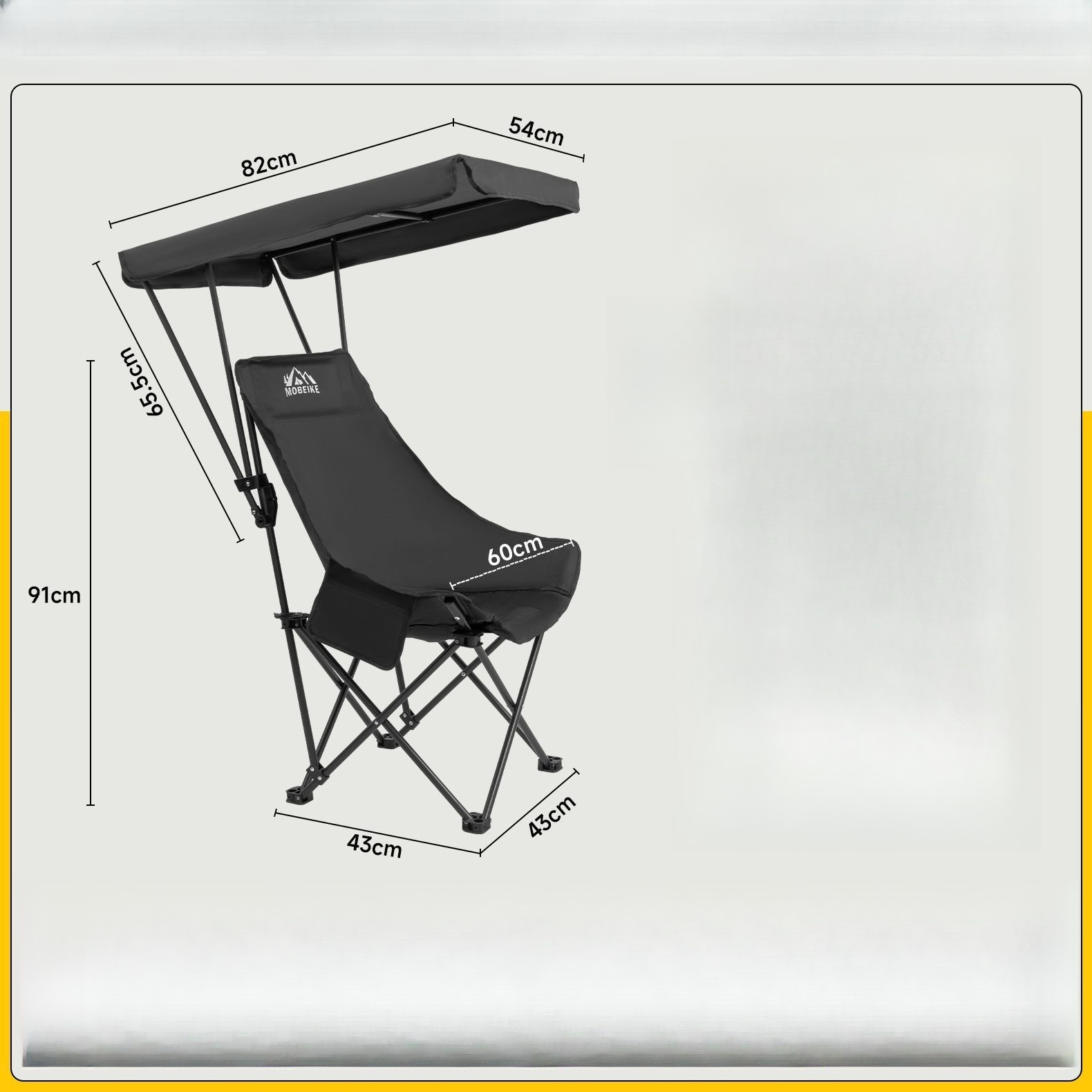 كرسي قابل للطي للاستخدام الخار - مراجعة Outdoor Camping High Chair وسعره