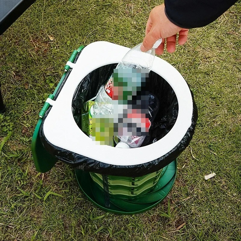 مرحاض محمول قابل للطي محسّن، م - مراجعة Outdoor Camping Toilet وسعره