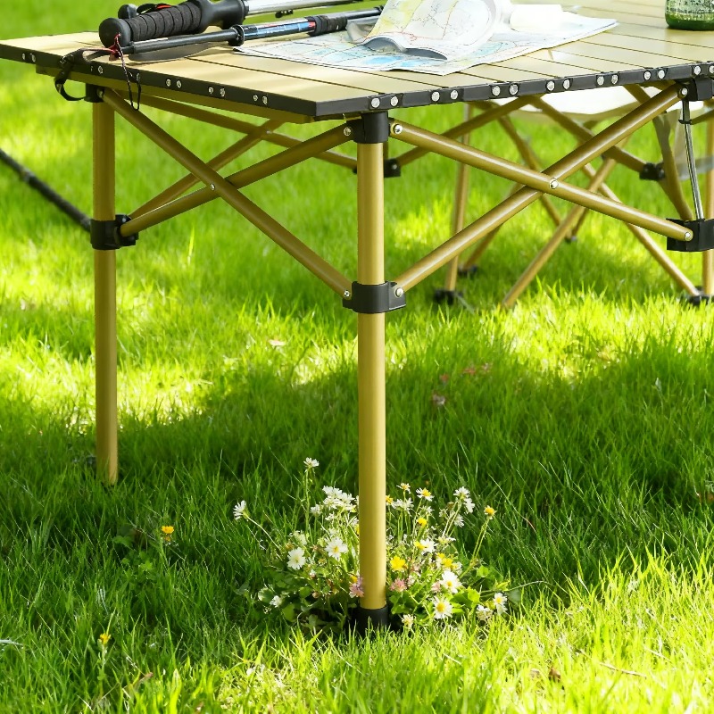 طاولة قابلة للطي كبيرة الحجم ع - مراجعة Outdoor Camping High Chair وسعره
