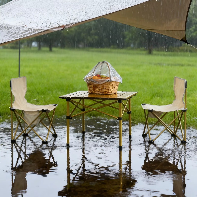 طاولة قابلة للطي كبيرة الحجم ع - مراجعة Outdoor Camping High Chair وسعره