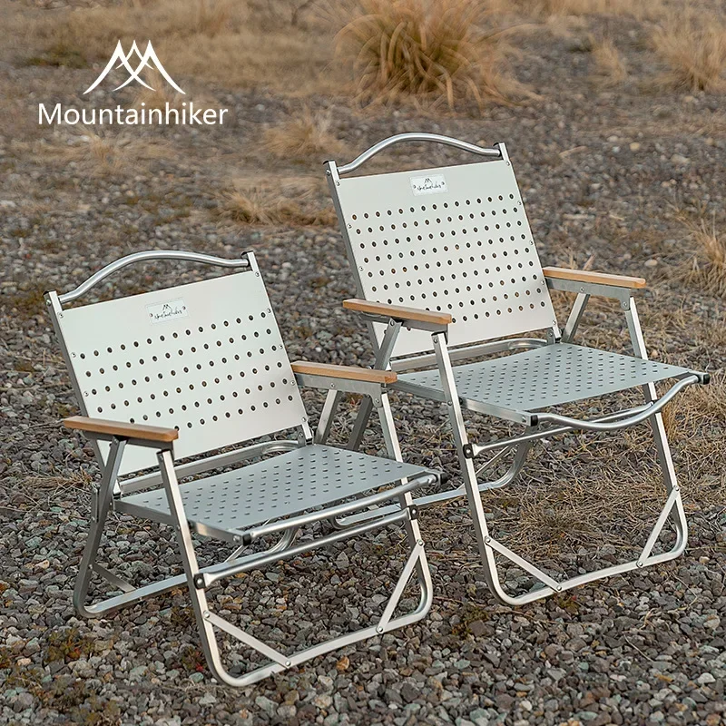كرسي تخييم محمول قابل للطي من  - مراجعة Outdoor Camping High Chair وسعره