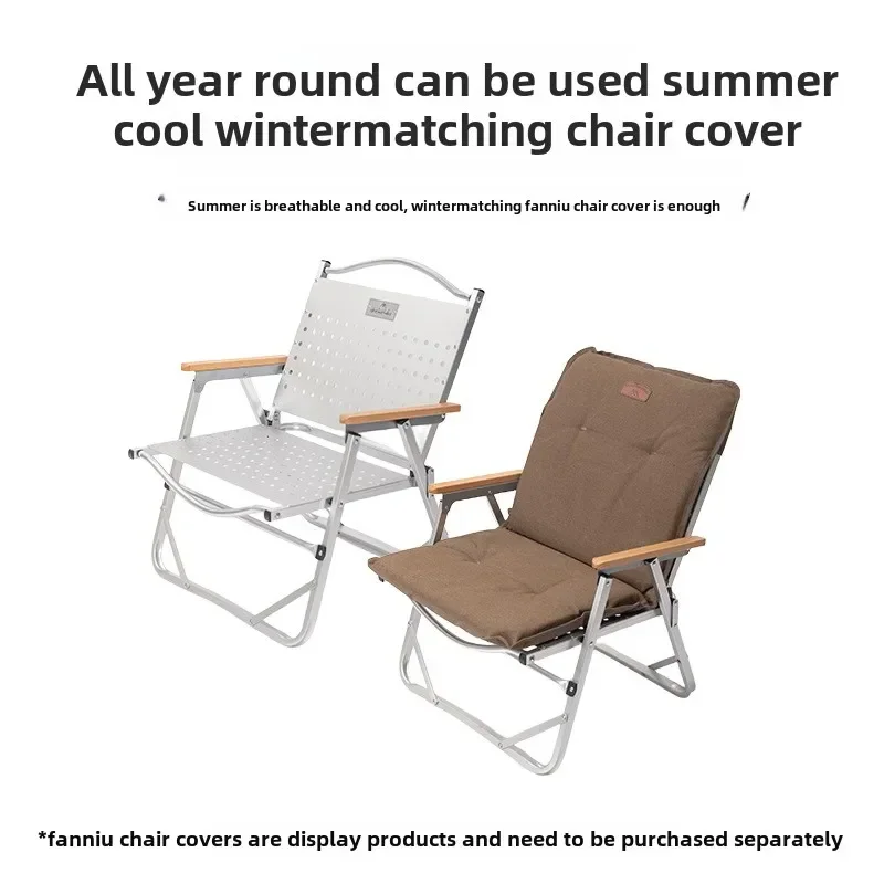كرسي تخييم محمول قابل للطي من  - مراجعة Outdoor Camping High Chair وسعره