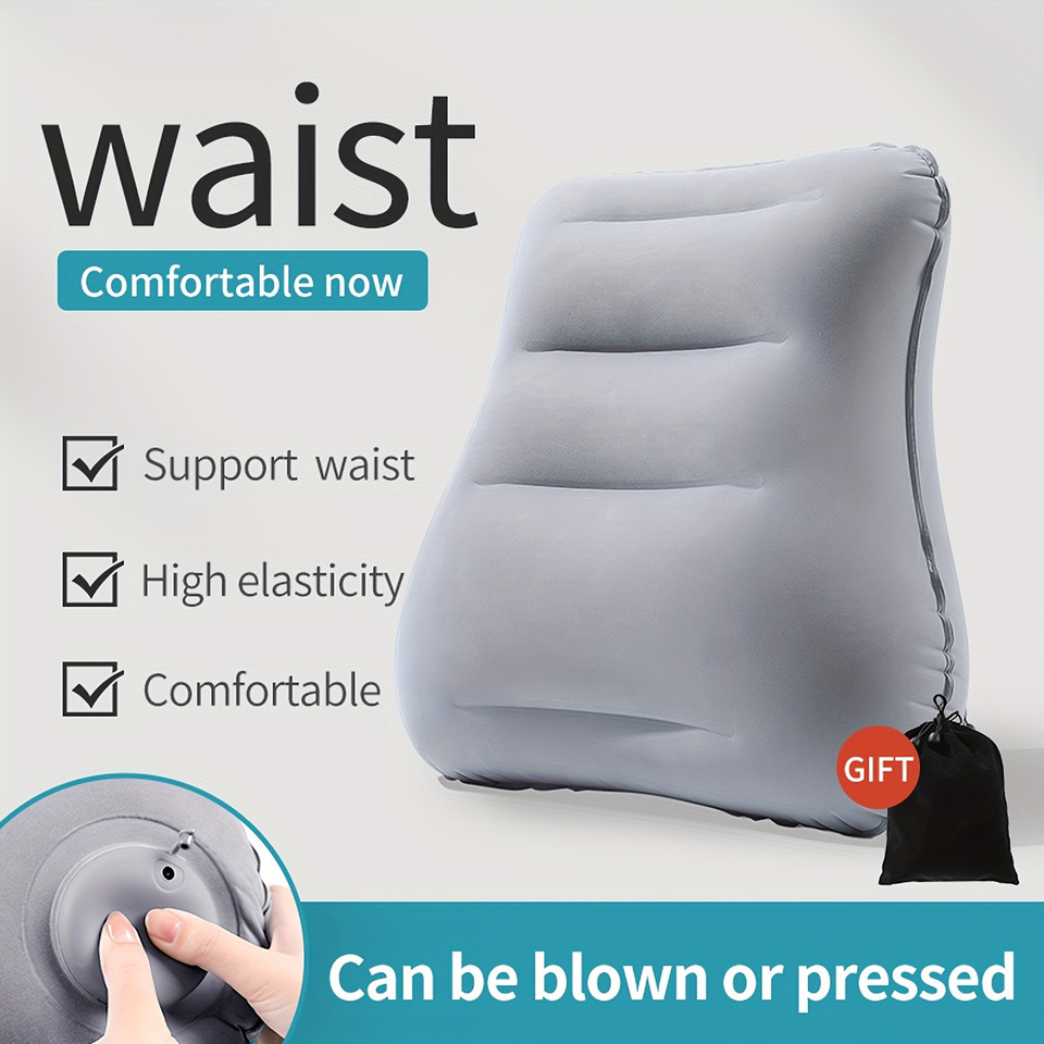 وسادة دعم قطني قابلة للنفخ تفج - مراجعة Camp Pillow Compressible وسعره