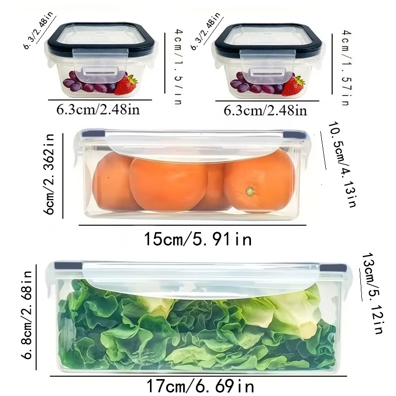 مجموعة من 8 قطع تشمل 4 حاويات  - مراجعة Outdoor Camping Storage Box وسعره
