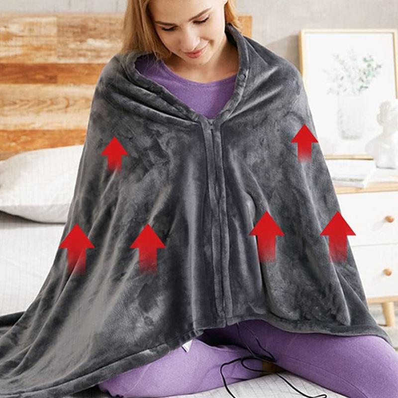 ساخنة شال يلتف التدفئة شال كهر - مراجعة Outdoor Camping Heated Blanket وسعره
