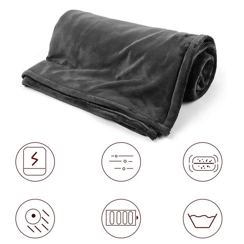 ساخنة شال يلتف التدفئة شال كهر - مراجعة Outdoor Camping Heated Blanket وسعره
