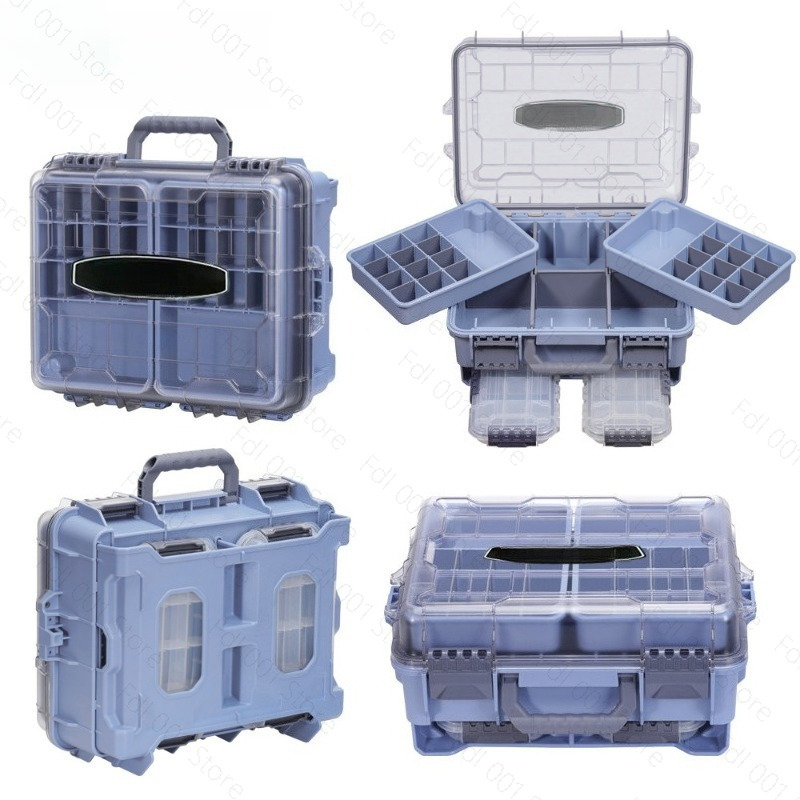 صندوق معدات صيد السمك كبير الس - مراجعة Outdoor Camping Storage Box وسعره
