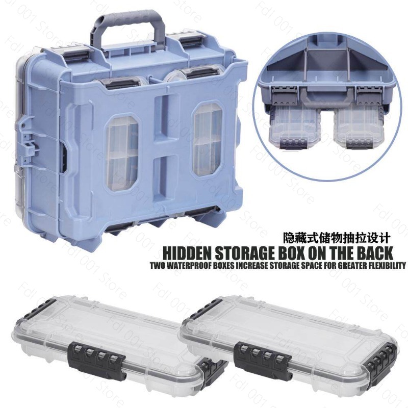 صندوق معدات صيد السمك كبير الس - مراجعة Outdoor Camping Storage Box وسعره