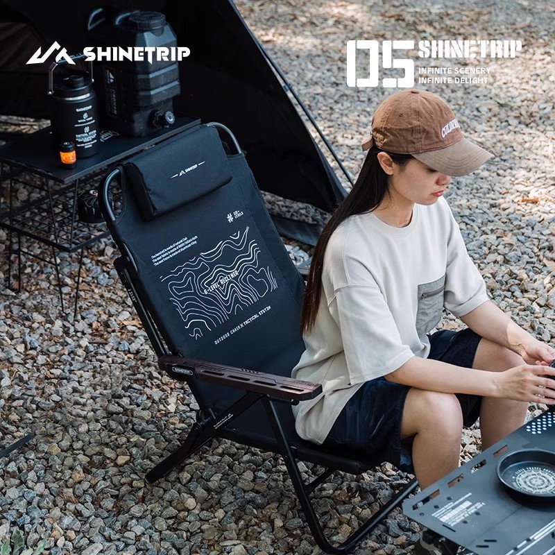 ShineTrip في الهواء الطلق كرسي - مراجعة Outdoor Camping High Chair وسعره