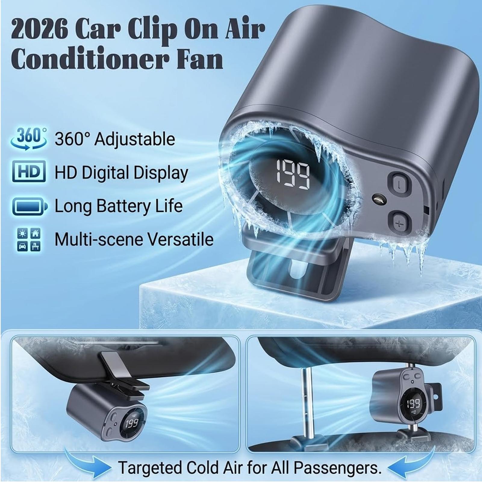 مروحة سيارة بتبريد أشباه الموص - مراجعة Outdoor Camping Misting Fan وسعره
