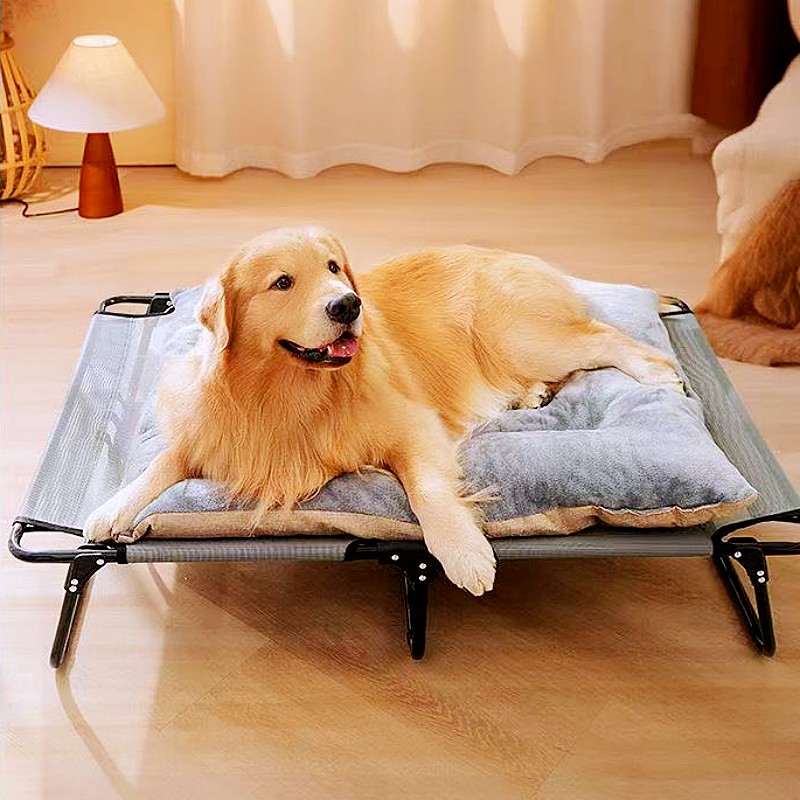 سرير كلب قابل للطي سرير الكلاب - مراجعة Outdoor Camping Dog Kennel وسعره