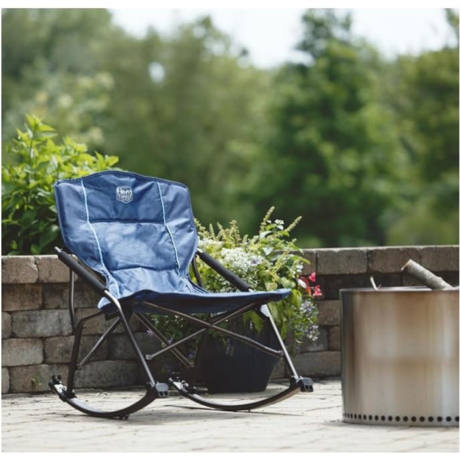 كرسي تخييم هزاز قابل للطي - كر - مراجعة Outdoor Camping Rocker وسعره