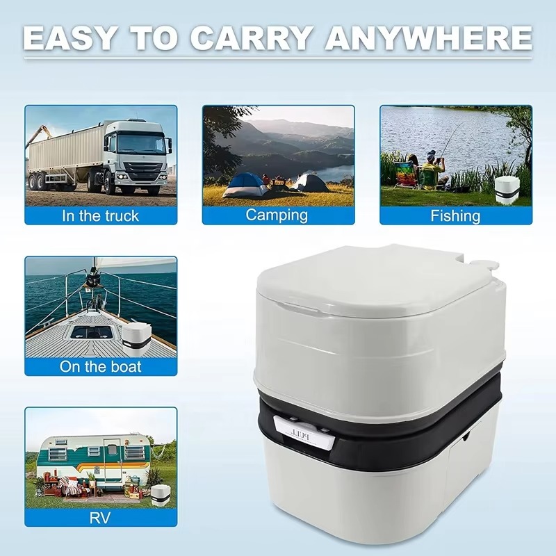 مرحاض محمول للتخييم والسفر RV  - مراجعة Outdoor Camping Toilet وسعره