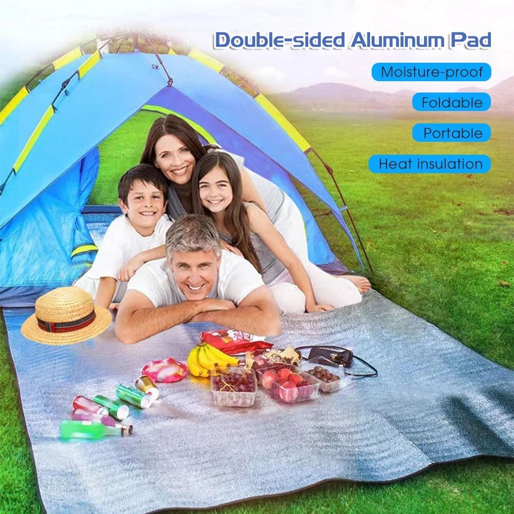 حصيرة رقائق فوم عازلة من الألو - مراجعة Outdoor Camping Heated Blanket وسعره