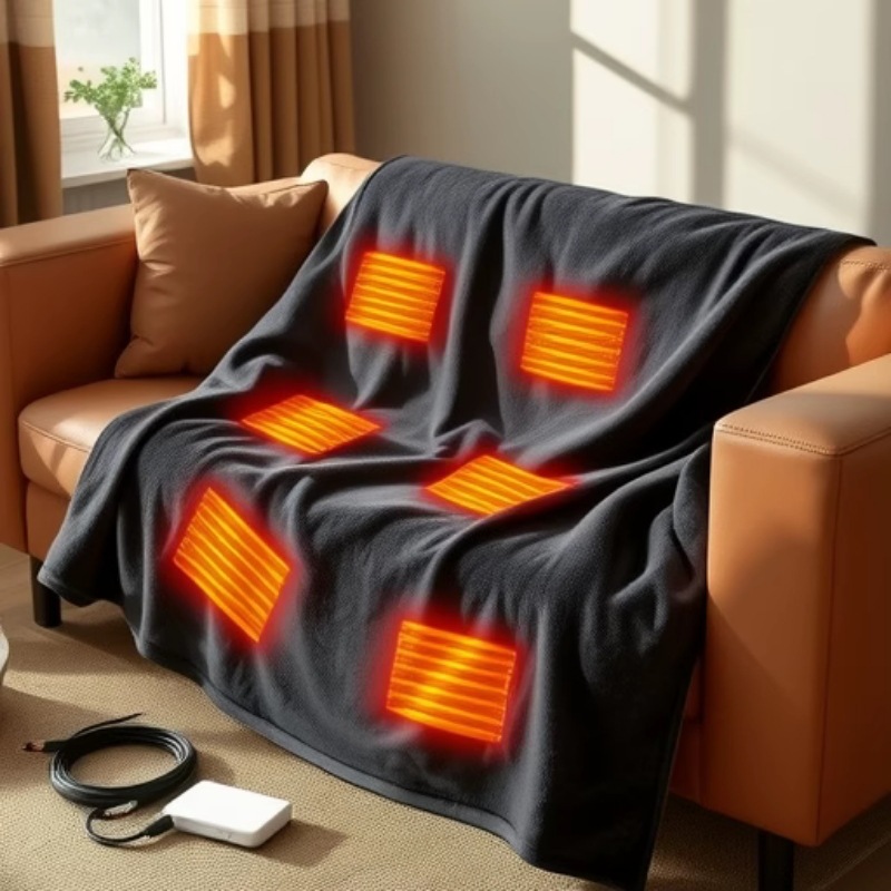 بطانية شال ساخنة جديدة لعام 20 - مراجعة Outdoor Camping Heated Blanket وسعره