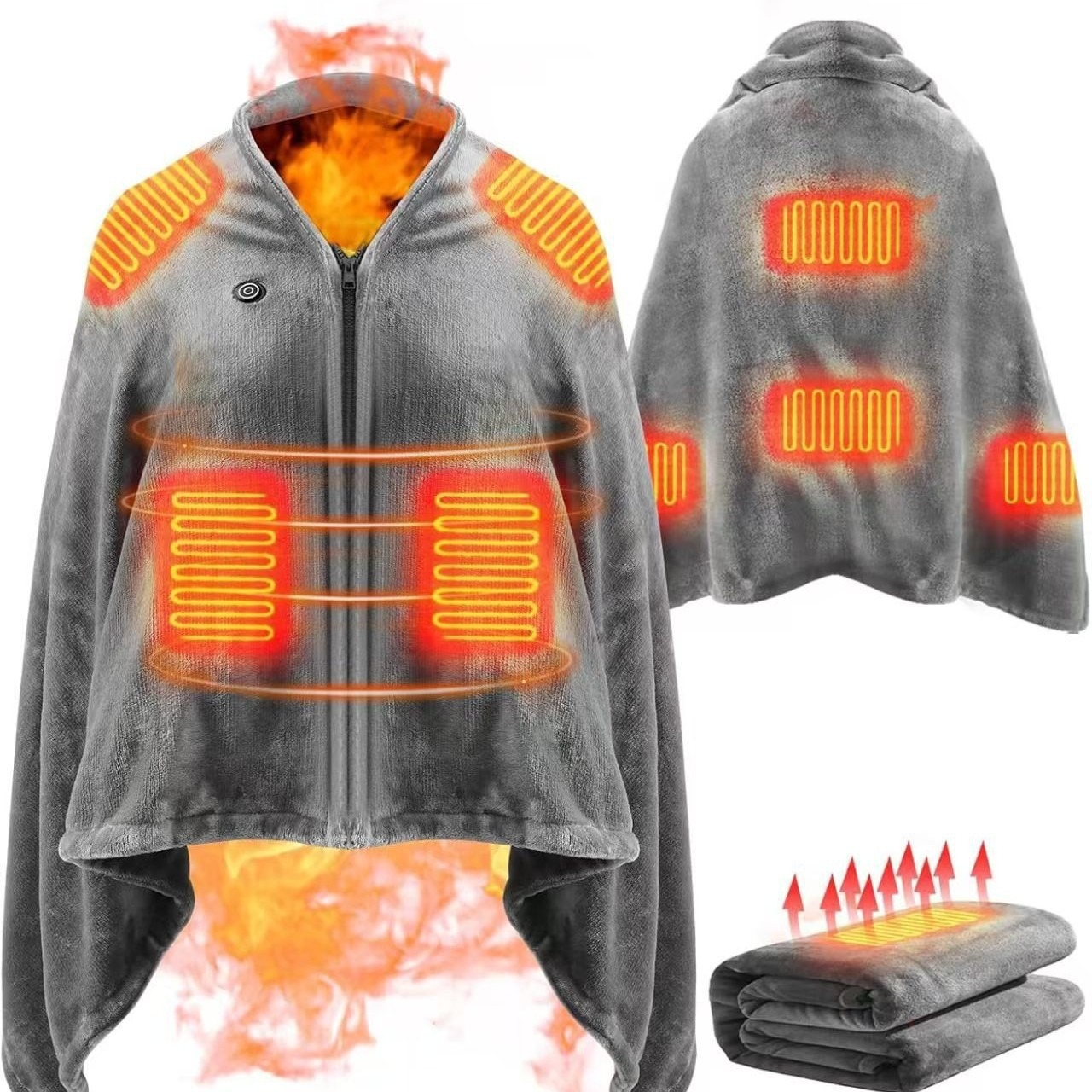 بطانية شال ساخنة جديدة لعام 20 - مراجعة Outdoor Camping Heated Blanket وسعره