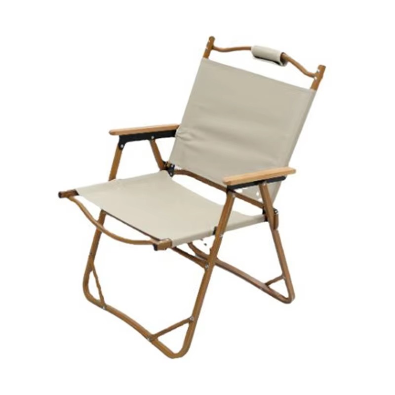 كرسي تخييم محمول قابل للطي عال - مراجعة Outdoor Camping High Chair وسعره