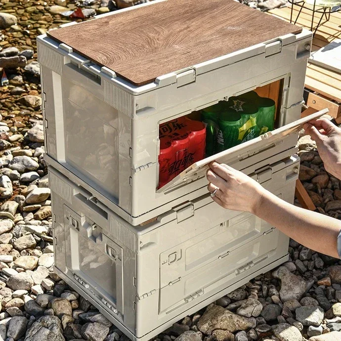 صندوق تخزين جديد للاستخدام في  - مراجعة Outdoor Camping Storage Box وسعره