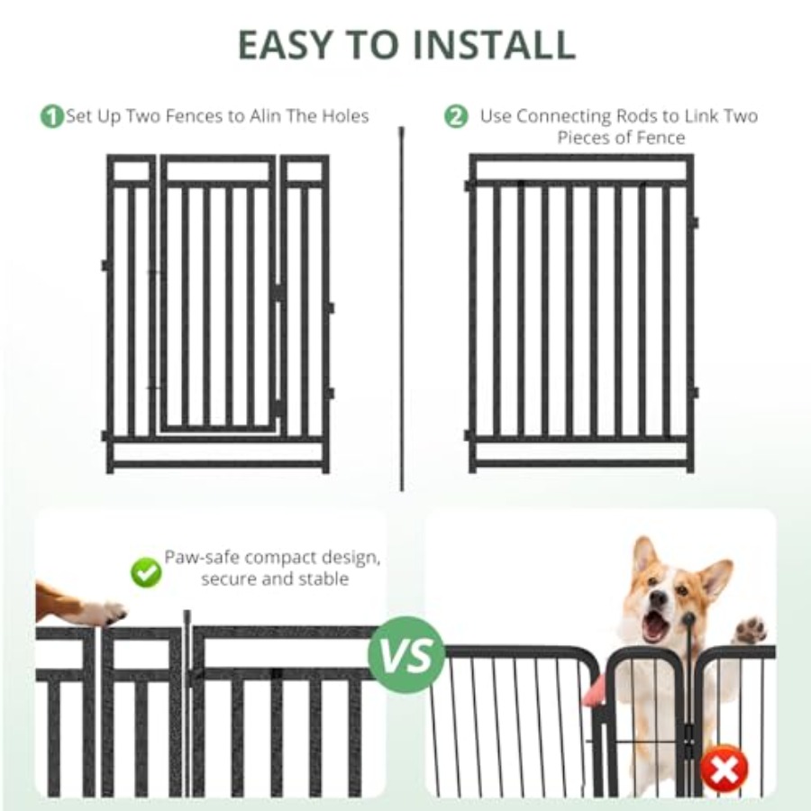 حظيرة متنقلة للكلاب للاستخدام  - مراجعة Outdoor Camping Dog Kennel وسعره