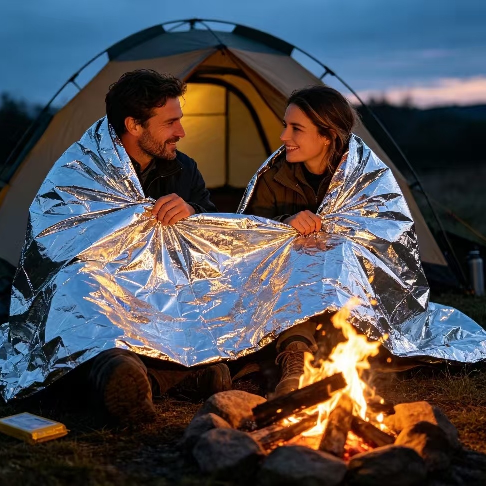 بطانية حرارية طوارئ من مايلار، - مراجعة Outdoor Camping Heated Blanket وسعره