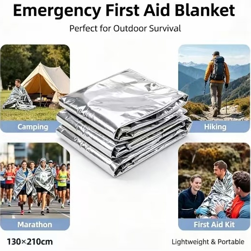 بطانية حرارية طوارئ من مايلار، - مراجعة Outdoor Camping Heated Blanket وسعره
