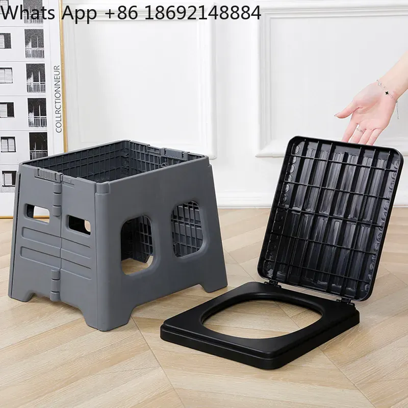 مرحاض سيارة محمول قابل للطي لل - مراجعة Outdoor Camping Toilet وسعره