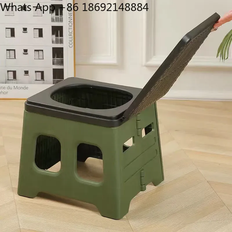 مرحاض سيارة محمول قابل للطي لل - مراجعة Outdoor Camping Toilet وسعره