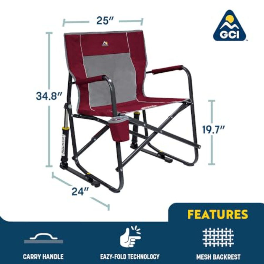 كرسي تخييم فري ستايل روكير للا - مراجعة Outdoor Camping Rocker وسعره
