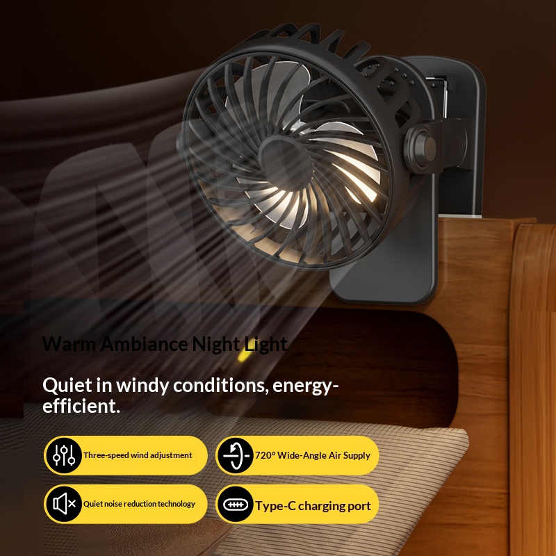 مروحة محمولة قابلة لإعادة الشح - مراجعة Outdoor Camping Misting Fan وسعره